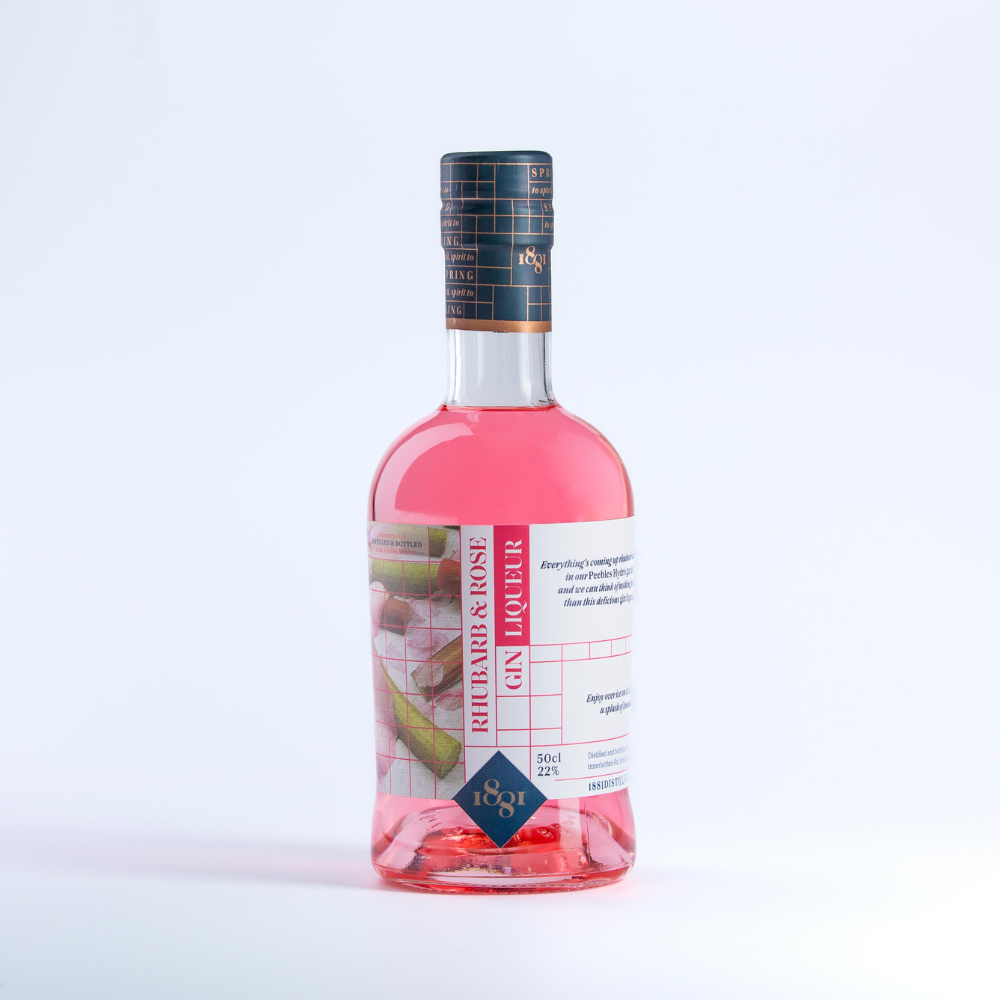 Rhubarb & Rose Gin Liqueur